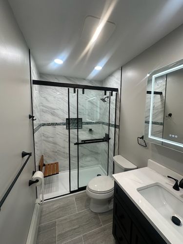 Bathroom Renovation for RMO Construction in Suffolk County, NY