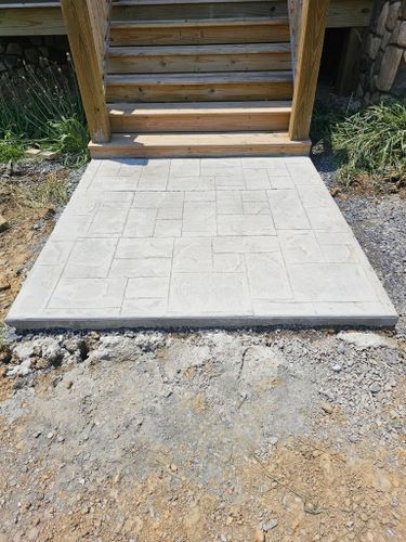 Concrete Slab Construction for AXC LLC in Knoxville, TN