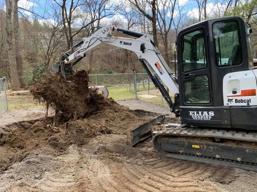 Stump Removal for Elias Grading and Hauling in Black Mountain, NC