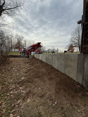 Basement, Block-Wall, Poured-Wall, & Other Foundations for Whitfield Concrete Construction in Solsberry, IN