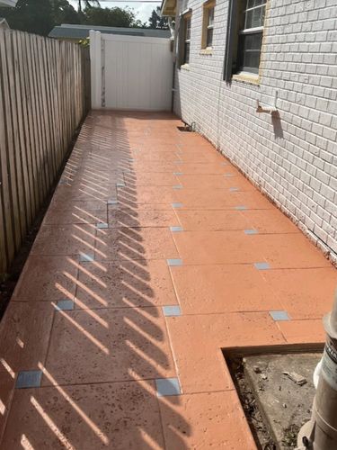 Concrete Restoration and Resurfacing for Beautiful and Affordable Stamped Concrete by Castilla Concrete Finish Design Corp in Sunrise, FL