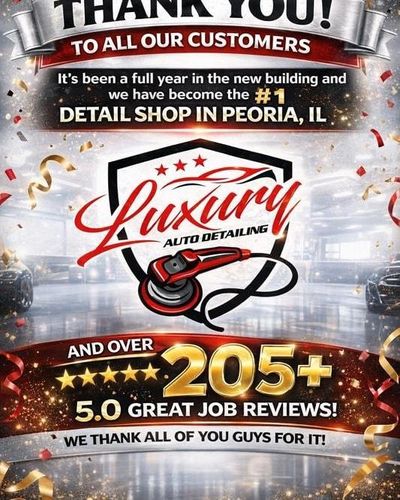 Full Detail Service for Luxury Auto Detail in Peoria, IL
