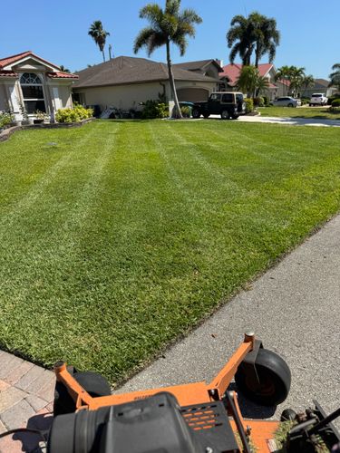 Sod installation for BH Lawn and Landscape in Fort Myers, FL