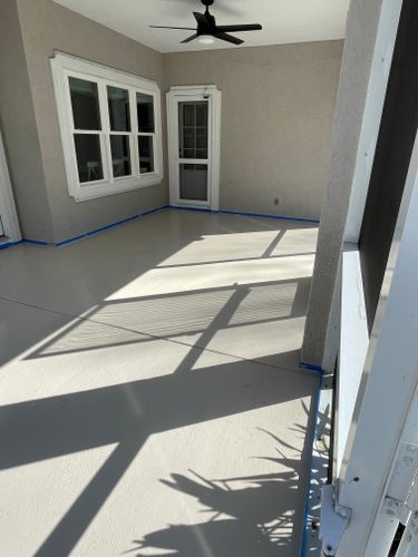 Epoxy Floor Installation for Ferrell’s Professional Painting & Home Services LLC in Panama City Beach, FL