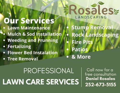 Tree Removal for Rosales Landscaping LLC in Lake Gaston, North Carolina