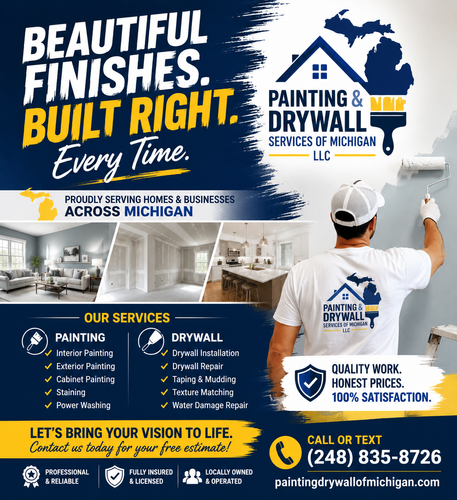  for Painting & Drywall Services of Michigan in Livonia, MI