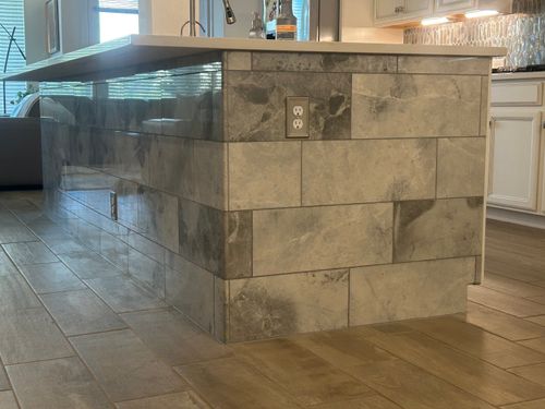 Kitchen for Guadalupe Tile Company in New Braunfels, TX