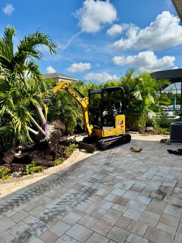 Excavation for Shoreside Property Services in Apollo Beach, FL