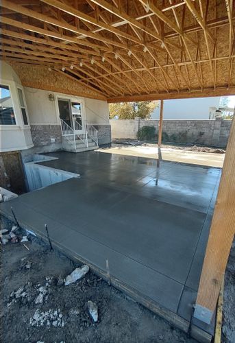 Patio Design & Installation for CTE Concrete in Kaysville, UT
