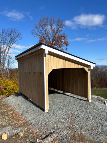 Deck and Patio Construction for Cushman Brook Construction in Dalton, NH