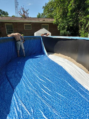 Pool Liner Changes for Down & Dirty Pool Service in Crawfordville, FL