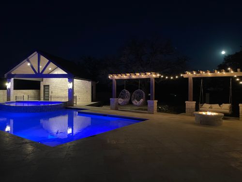 Outdoor Living Spaces for ABEL Custom Build & Design, LLC. in New Braunfels, TX