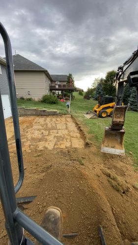 Driveway Install for TDC Excavating in Dubuque, IA