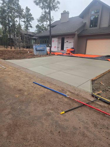 Concrete Driveway Installation for Diamond Dust Concrete in Show Low, AZ