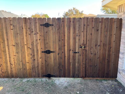 Fence Installation for JSL Woodworks and Contracting in Midlothian, TX