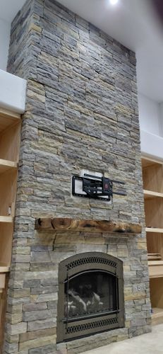 Custom Stone installation for Exquisite Techniques Construction LLC in Prescott, AZ