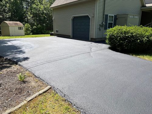 Asphalt Driveway Installation for 2 Brothers Paving & Sealcoating in Alfred, ME