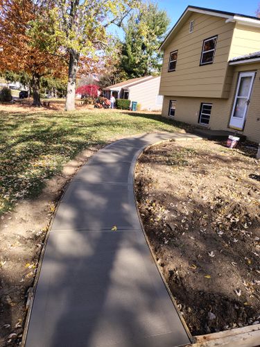 Concrete Installation for W.A. Concrete & Home Projects in Richmond, IN