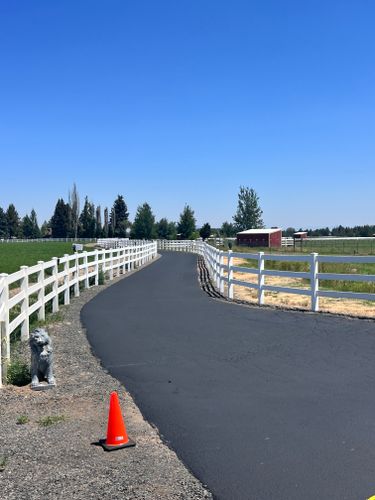 Sealcoat Installation for Pacific Sealcoating in Black Butte Ranch, OR