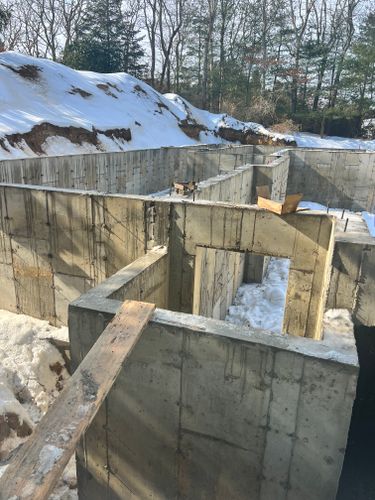 Foundation for Azores Concrete L.T.D. in Port Jefferson Station, NY