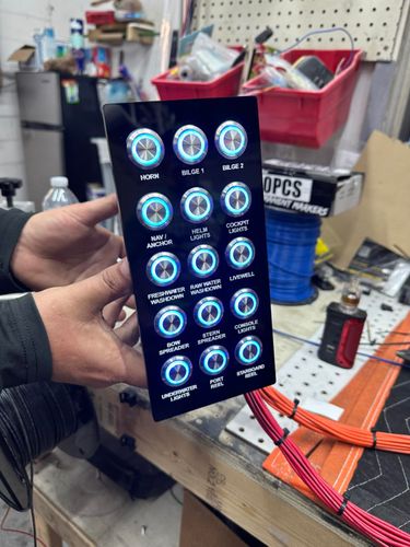 Switch Panel Upgrades & Customization for Going Coastal Marine Electronics in Eustis, FL