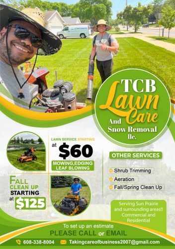  for TCB Lawn Care & Snow Removal in Sun Prairie, WI