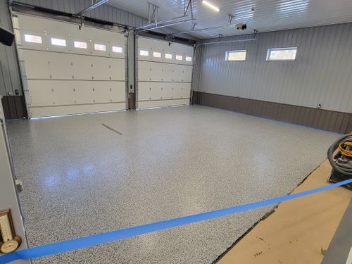 Garage Floors for Majestic Concrete and Landscape in Cross Lake, MN