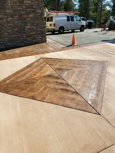 Patio Design & Installation for Co Custom Concrete and Overlays in Colorado Springs, CO