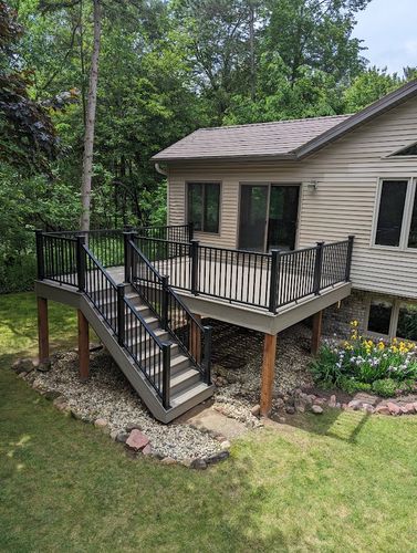 Composite Decking for RBM Construction Inc. in Eau Claire, WI