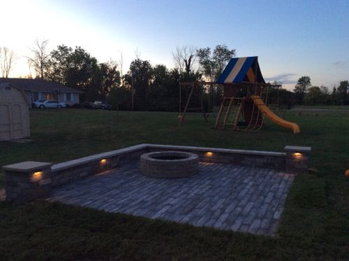 Concrete Work for K&R Landscaping - Residential in Hamilton, OH