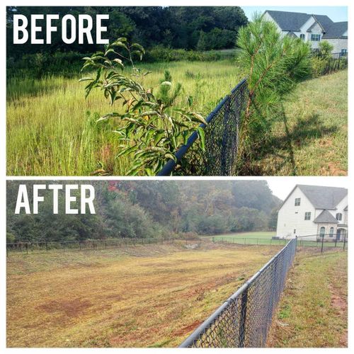 Fence Line Maintenance for Fayette Property Solutions in Fayetteville, GA