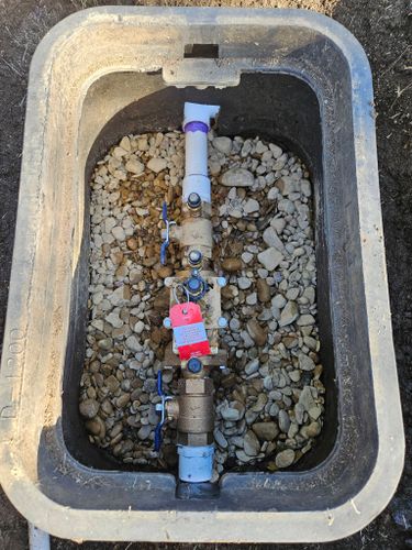 Irrigation System Design & Install for Keen Precision Irrigation in Justin, TX
