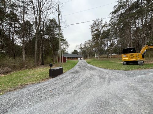 Driveway Construction for Schrock’s Land Management in Northern Virginia, Shenandoah Valley, VA