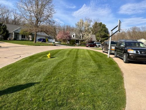Mowing for Benny's Lawn Care in Elkhart, IN