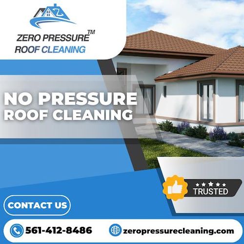 Exterior Cleaning for Zero Pressure Roof Cleaning INC in West Palm Beach, FL