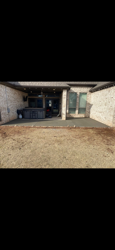 Concrete Patios for Rock of Ages Concrete LLC in Denton, TX