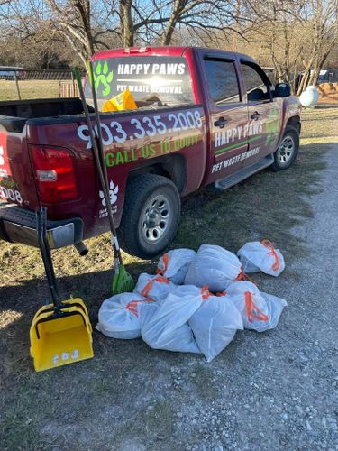 Pet Waste Removal for Happy Paws Pet Waste Removal in Van Alstyne, Texas