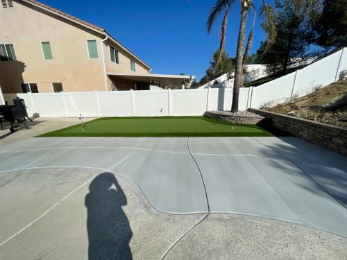 Artificial Turf Installation for Aidan Jade Landscaping in Riverside County, CA