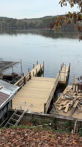 Dock Accessories & Upgrades for River Rat Construction in Albemarle, NC