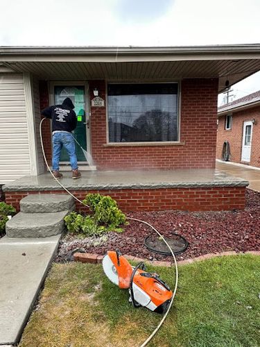 Porch Installation for D.R. Concrete  in Lincoln Park, MI