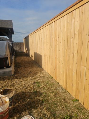 Fence Staining for Ansley Staining and Exterior Works in New Braunfels, TX