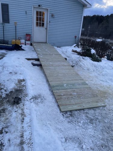 Deck & Patio Construction for Allen Property Management and Renovations in Bethel, VT