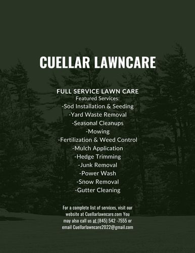 Fall Clean Up for Cuellar Lawn Care in Stone Ridge , NY 
