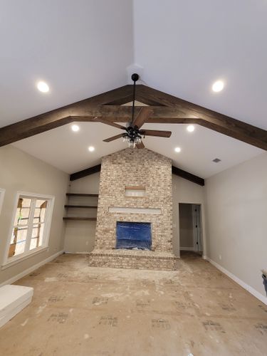 Accent Walls, Ceiling Beams, Tounge & Groove Ceilings, and more.... for Florida Coastal Carpentry LLC.  in Flagler County, FL