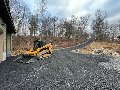 Driveway Construction for Schrock’s Land Management in Northern Virginia, Shenandoah Valley, VA