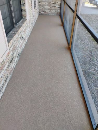 Patio Resurfacing for American Acrylic Concrete Coatings in Longwood, FL