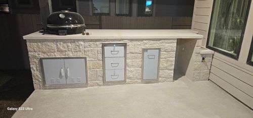 Stonework for Martin's Masonry & Landscaping in Leander, TX