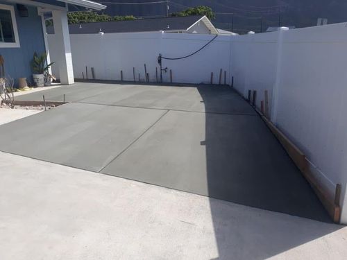 Concrete for Maka’s Akamai Masonry LLC in Kaneohe, HI