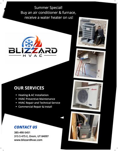 Air conditioner Installation & Repair for Blizzard HVAC in Utah County, UT