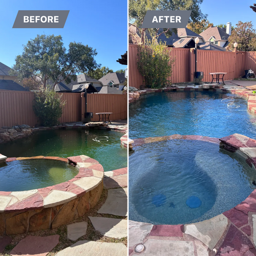 Green to Clean for Pool Serv Pro in Addison, TX